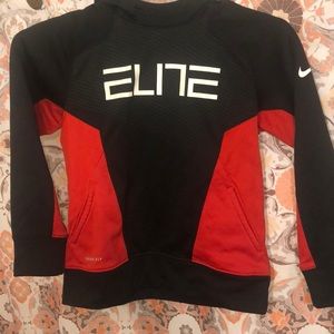 Kids Nike elite red and black sweater